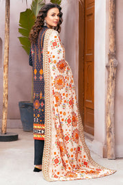 Motifz Amal Unstitched Embroidered Khaddar 3Pc Suit 3509-ROSS