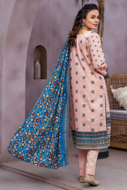 Motifz Amal Unstitched Embroidered Khaddar 3Pc Suit 3515-HOWARD