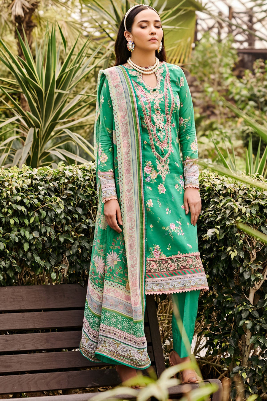 Umang by Motifz Digital Printed Lawn Unstitched 3 Piece Suit 3527-AUBERGINE