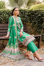 Umang by Motifz Digital Printed Lawn Unstitched 3 Piece Suit 3527-AUBERGINE