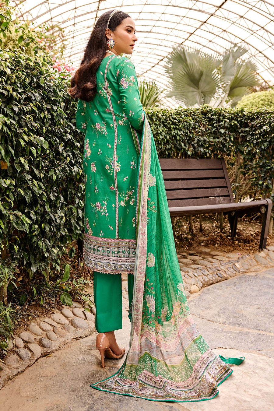 Umang by Motifz Digital Printed Lawn Unstitched 3 Piece Suit 3527-AUBERGINE