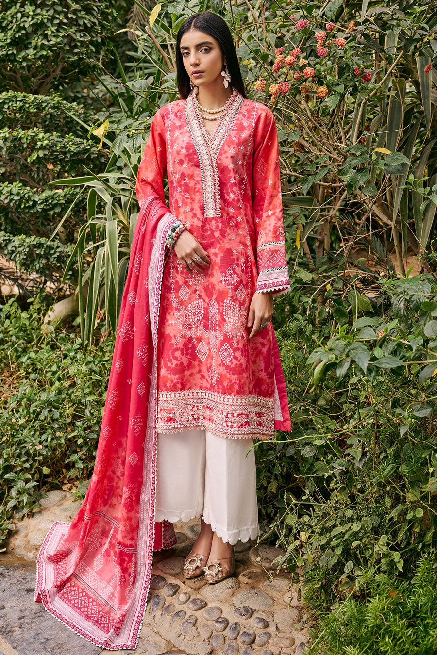 Umang by Motifz Digital Printed Lawn Unstitched 3 Piece Suit 3530-OCEAN-PEARL