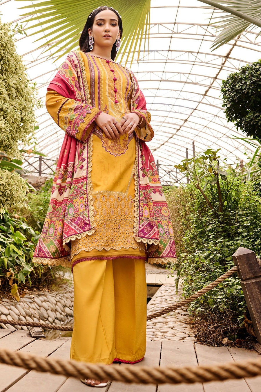 Umang by Motifz Digital Printed Lawn Unstitched 3 Piece Suit 3534-BERY