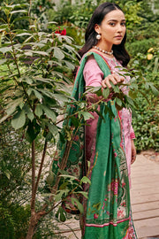 Umang by Motifz Digital Printed Lawn Unstitched 3 Piece Suit 3536-ORCHID