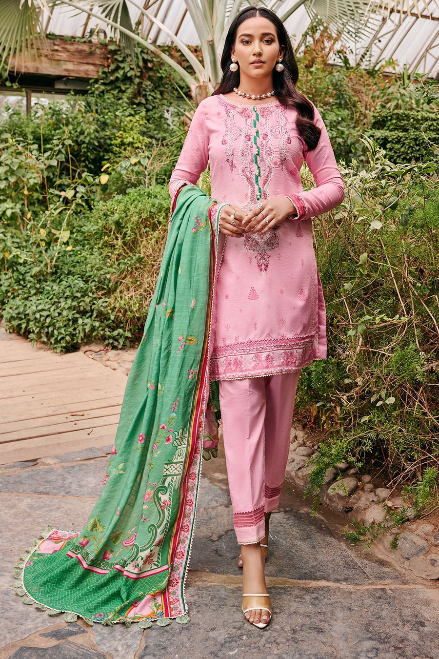 Umang by Motifz Digital Printed Lawn Unstitched 3 Piece Suit 3536-ORCHID