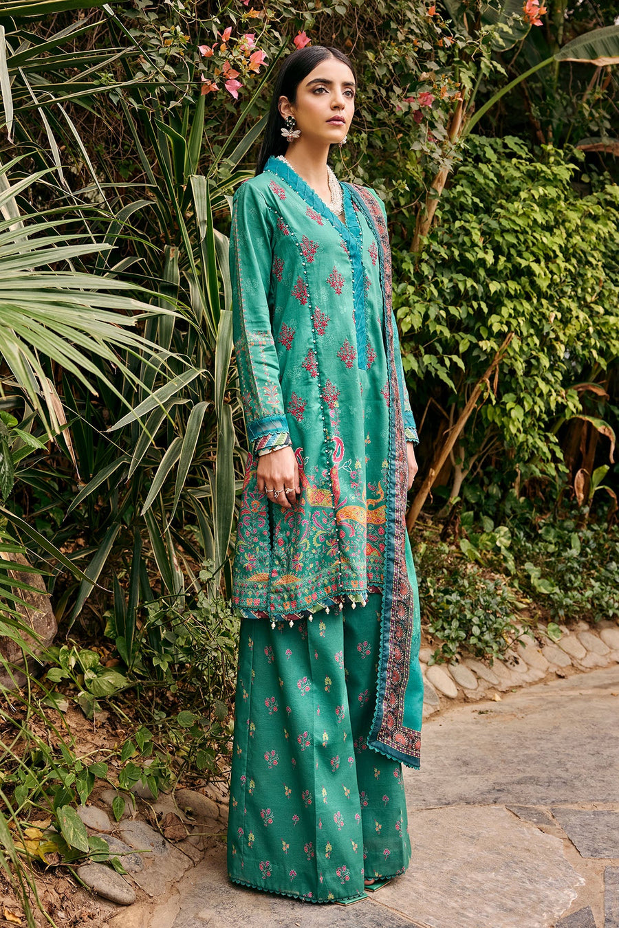 Umang by Motifz Digital Printed Lawn Unstitched 3Pc Suit 3546-MEHROZE