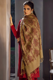 Motifz Unstitched Embroidered Pashmina Blend Shawl 3651-SECRET-GARDEN