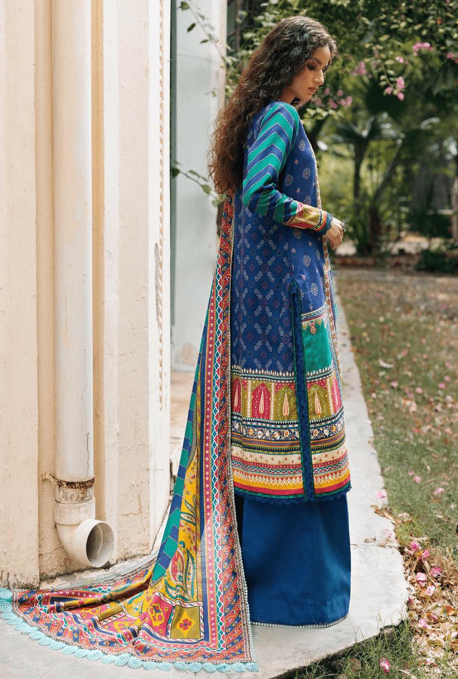 Umang by Motifz Embroidered Khaddar Unstitched 3Pc Suit 3658-Birch