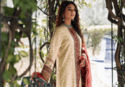 Umang by Motifz Embroidered Khaddar Unstitched 3Pc Suit 3660-Cobalt