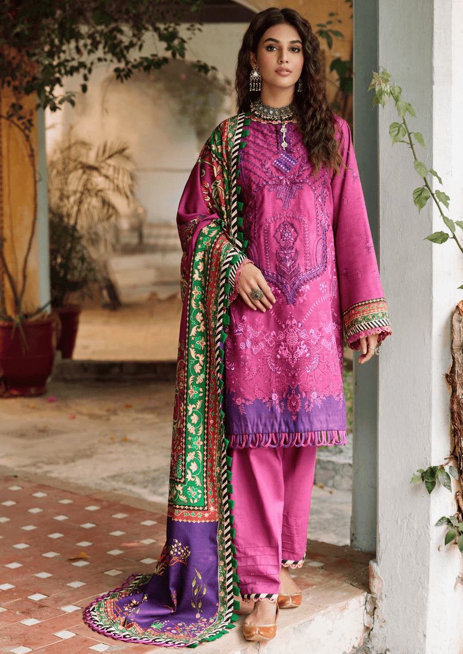 Umang by Motifz Embroidered Khaddar Unstitched 3Pc Suit 3662-Ferreira