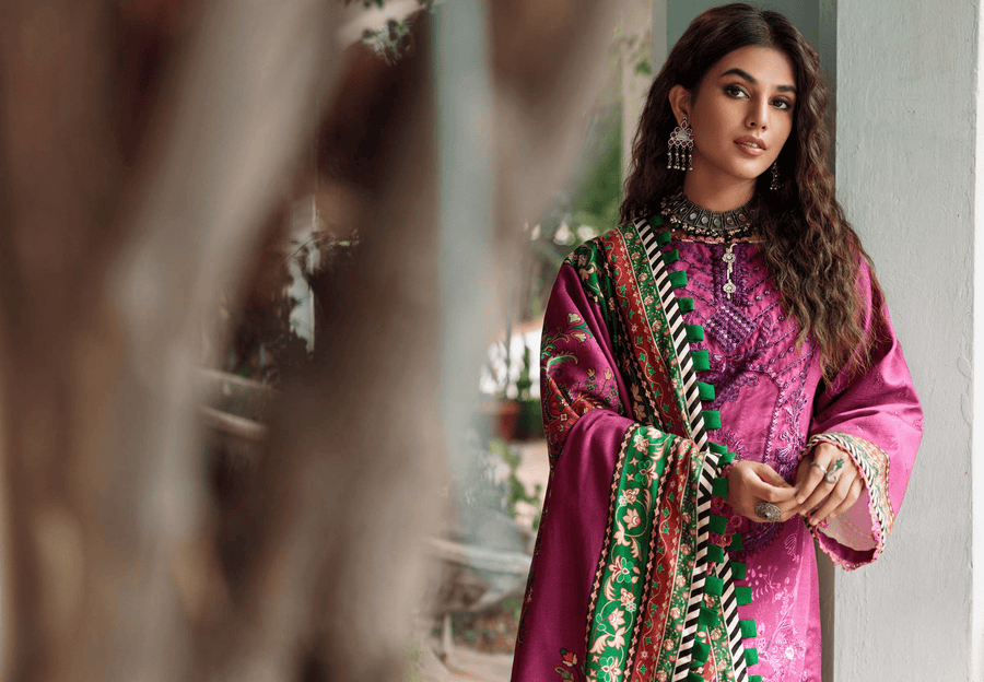 Umang by Motifz Embroidered Khaddar Unstitched 3Pc Suit 3662-Ferreira