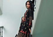 Umang by Motifz Embroidered Khaddar Unstitched 3Pc Suit 3666-Mari Gold