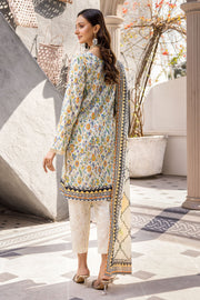 Rang by Motifz Digital Printed Lawn Unstitched 3 Piece Suit 3709-BLOSSOM