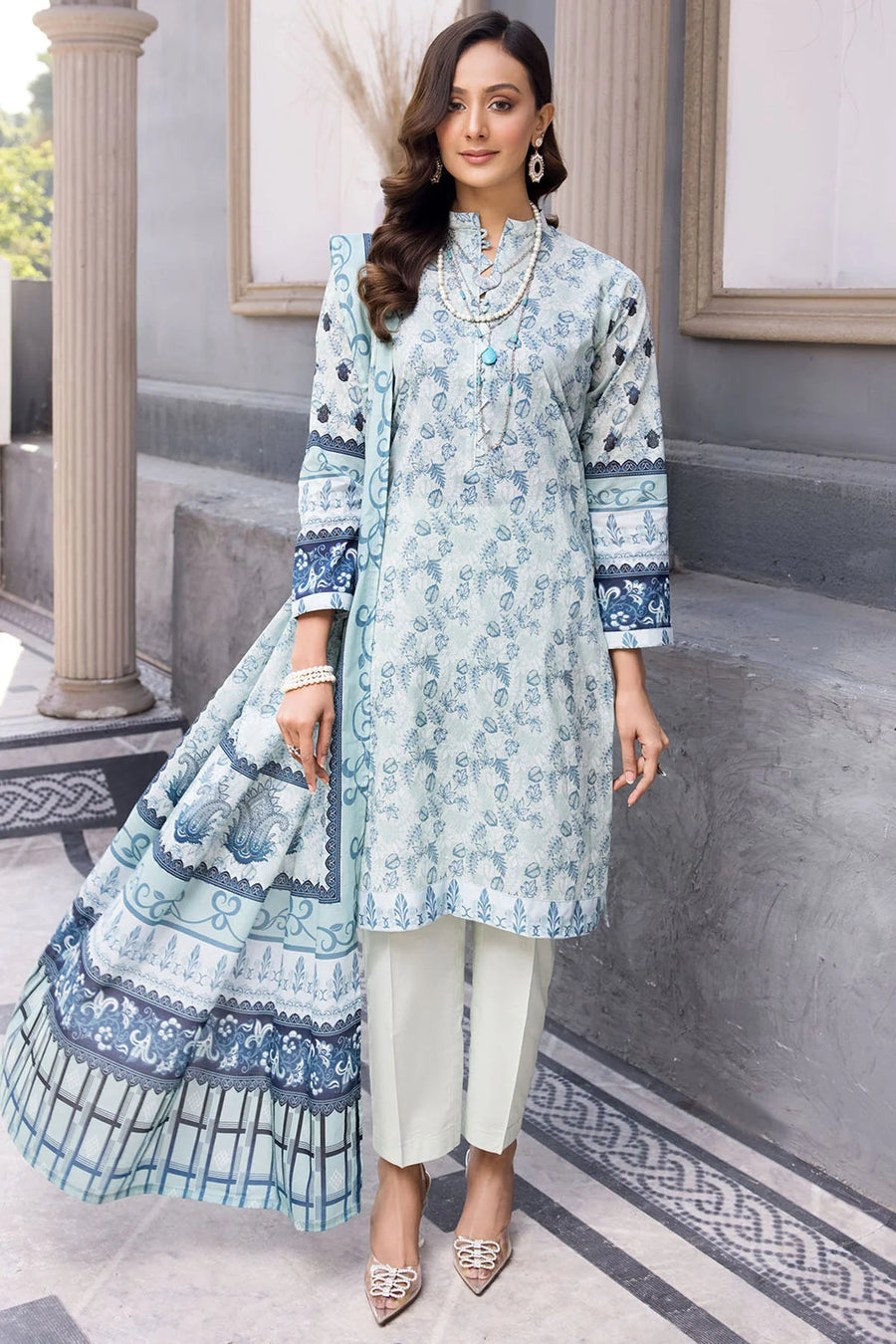 Rang by Motifz Digital Printed Lawn Unstitched 3 Piece Suit 3730-MAYSHA