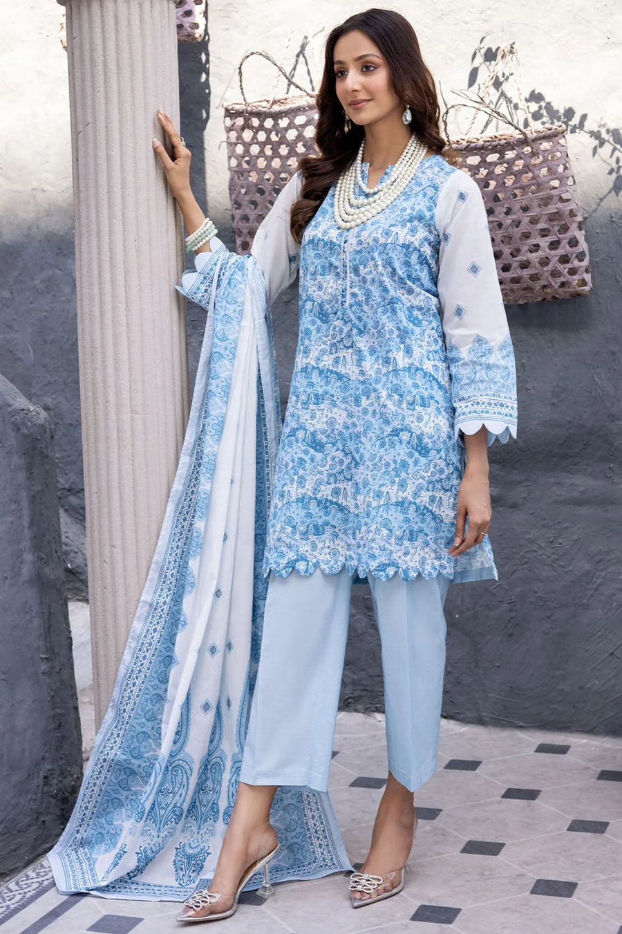 Rang by Motifz Digital Printed Lawn Unstitched 3 Piece Suit 3732-ALYA