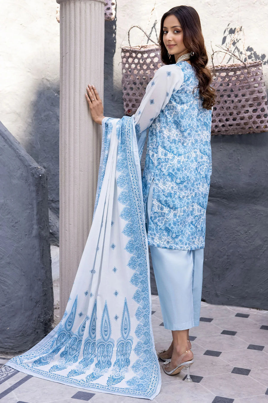 Rang by Motifz Digital Printed Lawn Unstitched 3 Piece Suit 3732-ALYA