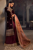 Motifz Grand Velou Embroidered Velvet Unstitched 3Pc Suit 3774-SWAN