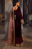 Motifz Grand Velou Embroidered Velvet Unstitched 3Pc Suit 3774-SWAN