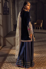 Motifz Grand Velou Embroidered Velvet Unstitched 3Pc Suit 3776-DOVE