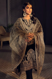Motifz Grand Velou Embroidered Velvet Unstitched 3Pc Suit 3779-CARP