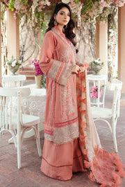 Motifz Naqsh Embroidered Cotton Satin Unstitched 3Pc Suit 3822-RANI-BAGH