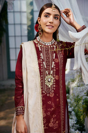 Motifz Shehnai Unstitched Embroidered Jacquard 3Pc Suit 3852-GULNAR