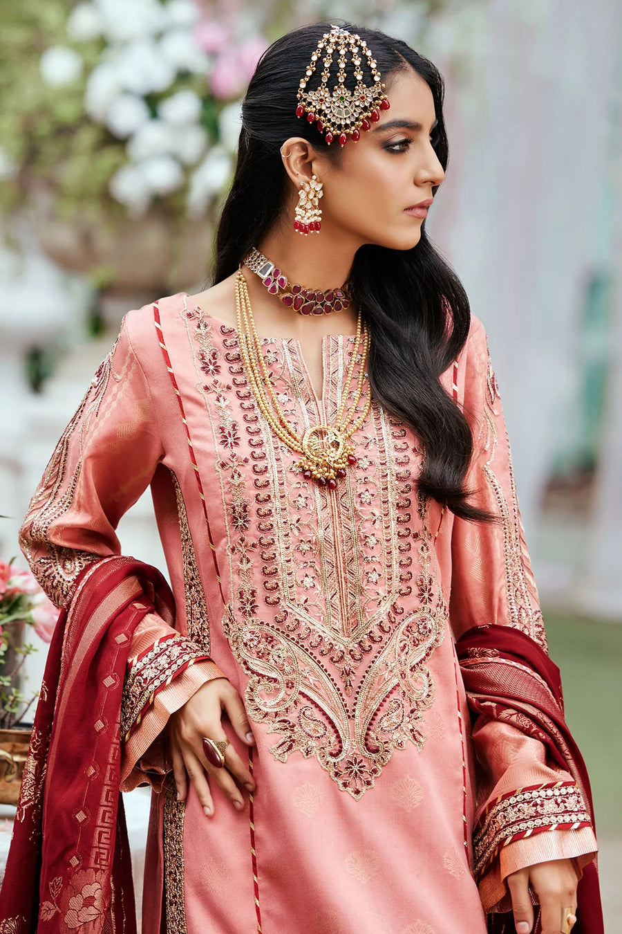 Motifz Shehnai Unstitched Embroidered Jacquard 3Pc Suit 3861-ERAJ