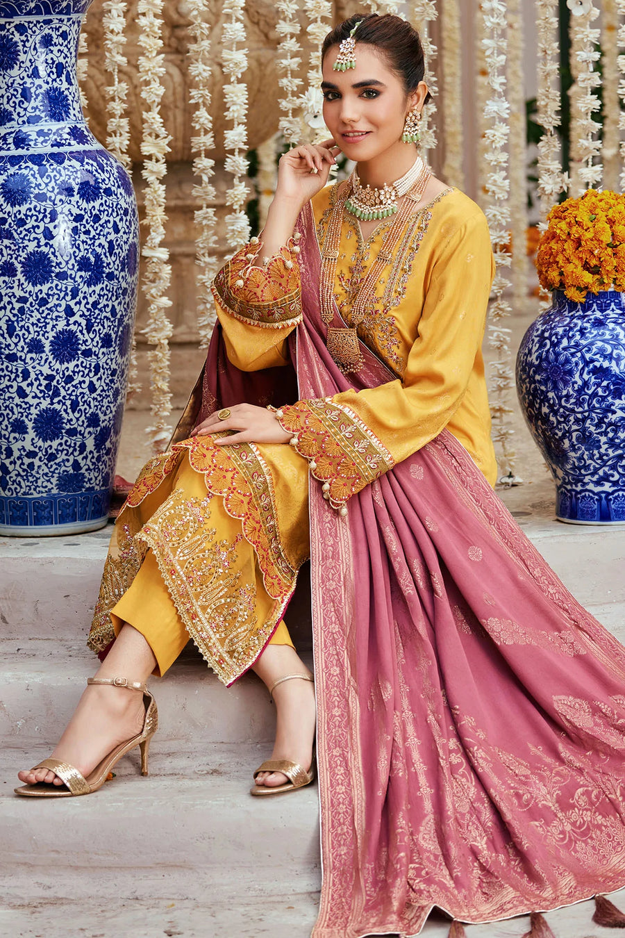 Motifz Shehnai Unstitched Embroidered Jacquard 3Pc Suit 3862-RAHMA