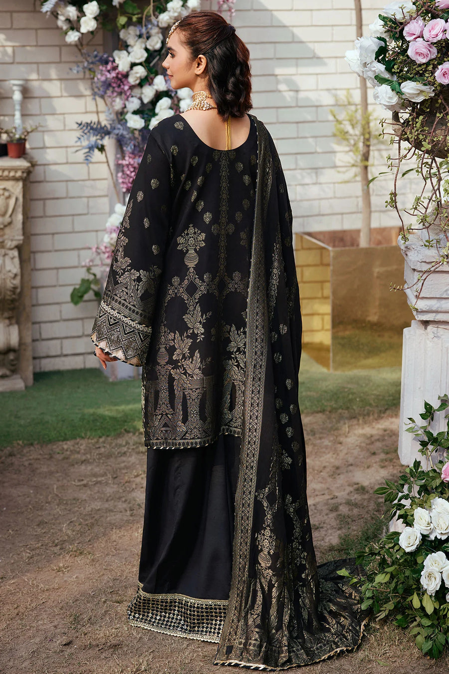 Motifz Shehnai Unstitched Embroidered Jacquard 3Pc Suit 3866-NIZAM