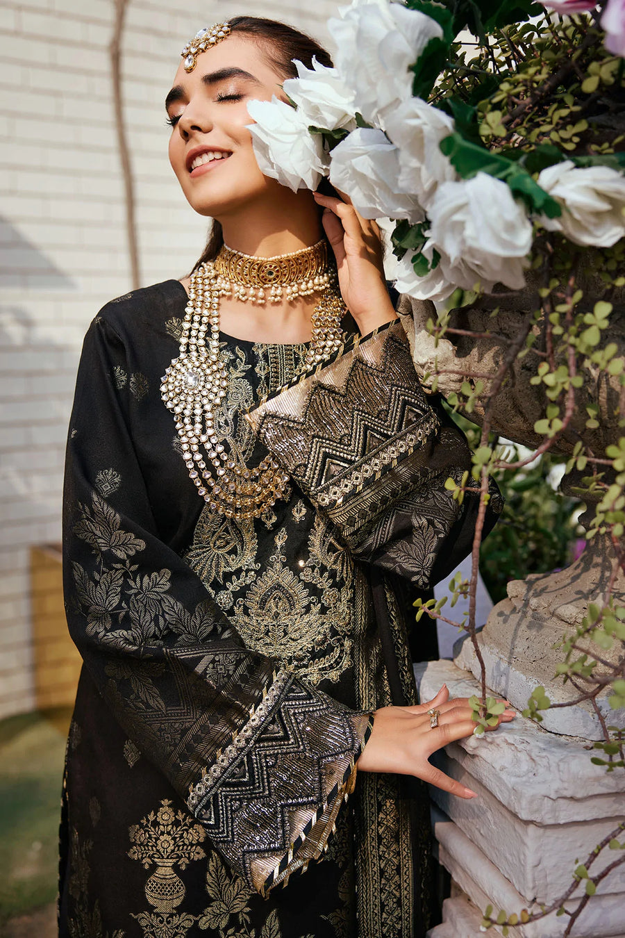 Motifz Shehnai Unstitched Embroidered Jacquard 3Pc Suit 3866-NIZAM