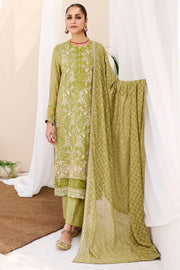 Motifz Embroidered Bemberg Chiffon Unstitched 3Pc Suit 3877-ROYAL