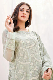 Motifz Embroidered Bemberg Chiffon Unstitched 3Pc Suit 3878-JONIE