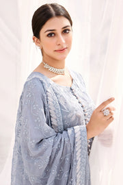 Motifz Embroidered Bemberg Chiffon Unstitched 3Pc Suit 3884-JOLIE
