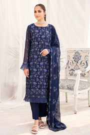 Motifz Embroidered Bemberg Chiffon Unstitched 3Pc Suit 3886-GINA