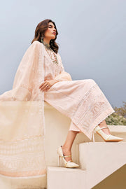 Motifz Schiffli Embroidered Lawn Unstitched 3Pc Suit 3982-ASRA