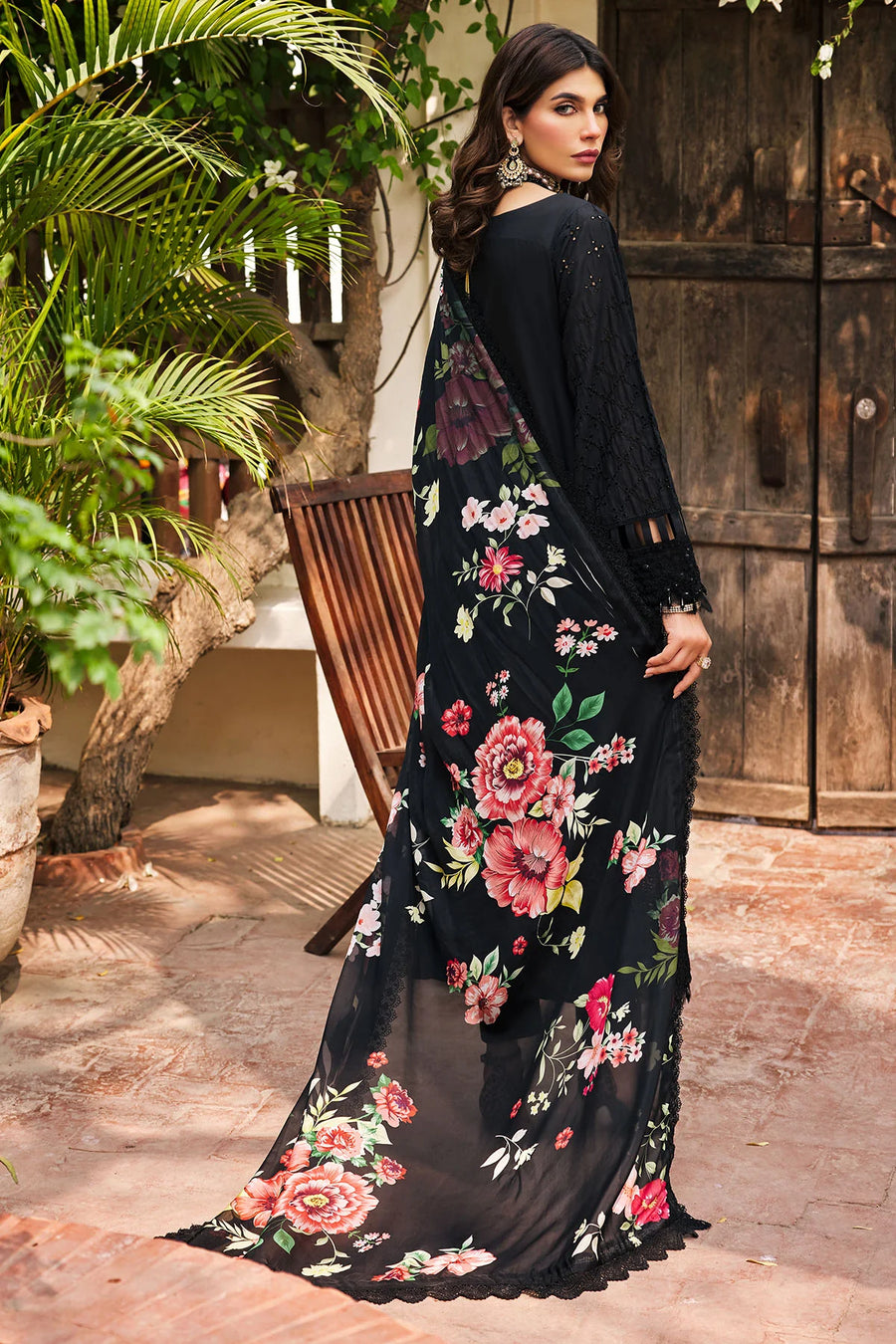 Motifz Schiffli Embroidered Lawn Unstitched 3Pc Suit 3984-MIRAN