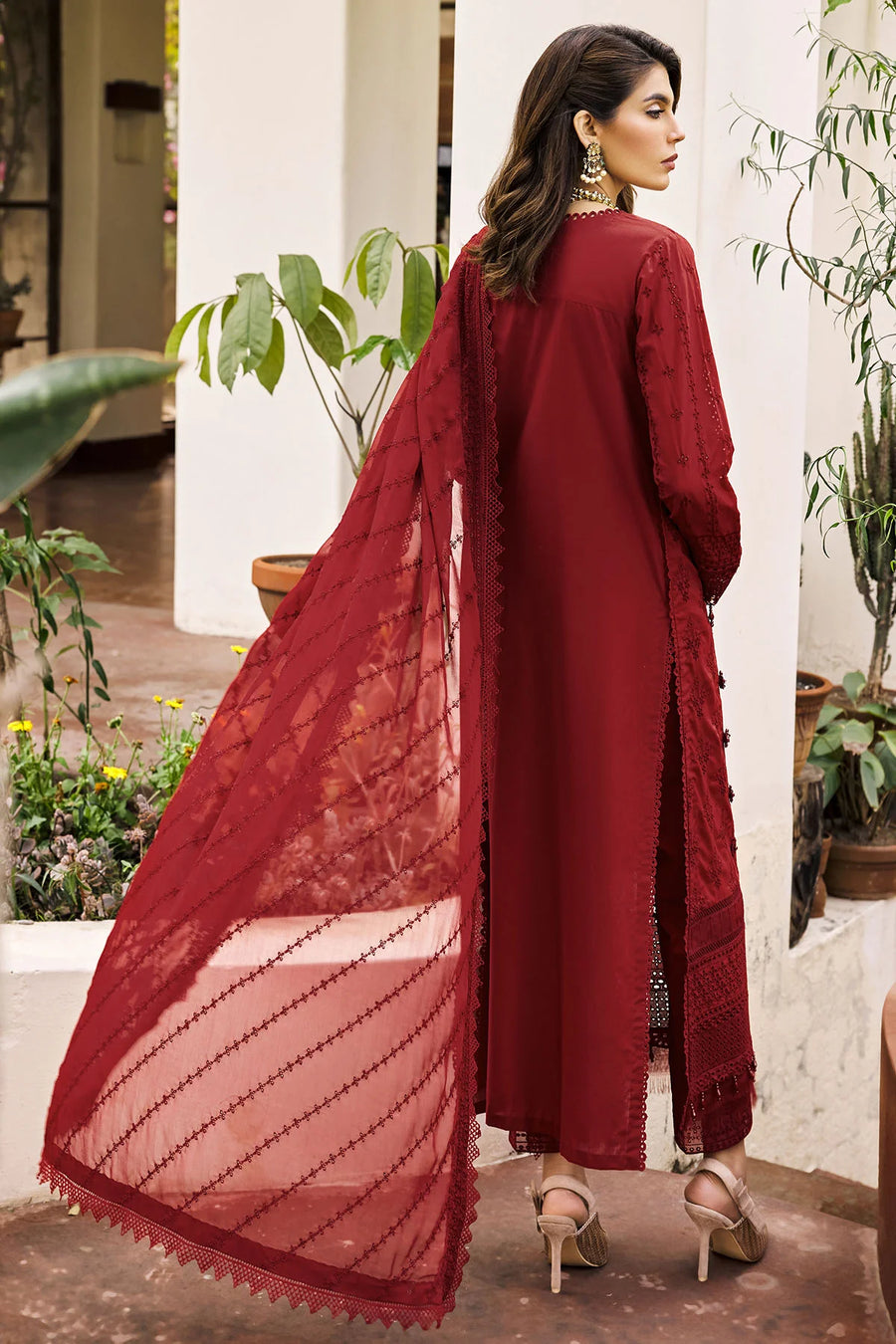 Motifz Schiffli Embroidered Lawn Unstitched 3Pc Suit 3985-RAHMA