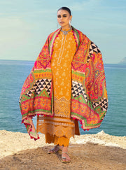 Zainab Chottani Embroidered Chikankari Lawn Unstitched 3Pc Suit ZC-03A