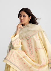 Coco by Zara Shahjahan Embroidered Lawn Unstitched 3 Piece Suit D-03A