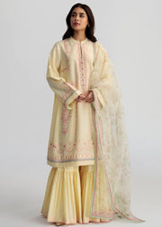 Coco by Zara Shahjahan Embroidered Lawn Unstitched 3 Piece Suit D-03A