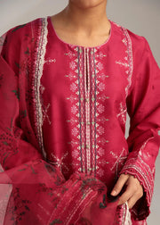 Coco by Zara Shahjahan Embroidered Lawn Unstitched 3 Piece Suit D-03B