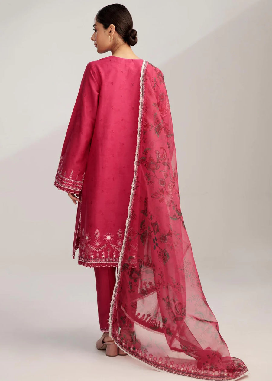 Coco by Zara Shahjahan Embroidered Lawn Unstitched 3 Piece Suit D-03B