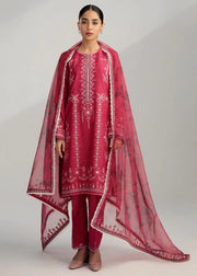 Coco by Zara Shahjahan Embroidered Lawn Unstitched 3 Piece Suit D-03B