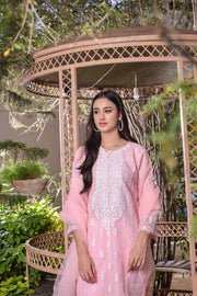 MAK Fashion Ready to Wear 3 Pc Embroidered Organza EFO-10012