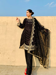 MAK Fashion Ready to Wear 3 Pc Embroidered Organza EFO-10013