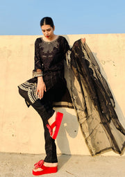 MAK Fashion Ready to Wear 3 Pc Embroidered Organza EFO-10013