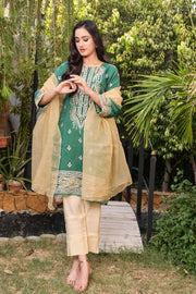 MAK Fashion Ready to Wear 3 Pc Embroidered Organza EFO-1001