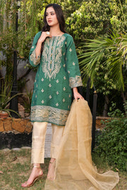 MAK Fashion Ready to Wear 3 Pc Embroidered Organza EFO-1001