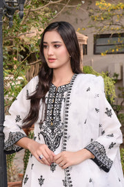 MAK Fashion Ready to Wear 3 Pc Embroidered Organza EFO-1003