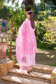 MAK Fashion 3Pc Unstitched Embroidered Organza KUW-10057